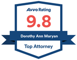 Avvo Rating | 9.8 | Dorothy Ann Maryan | Top Attorney